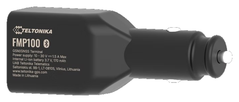 Teltonika FMP100 GPS tracker that plugs into the vehicle cigarette-lighter socket